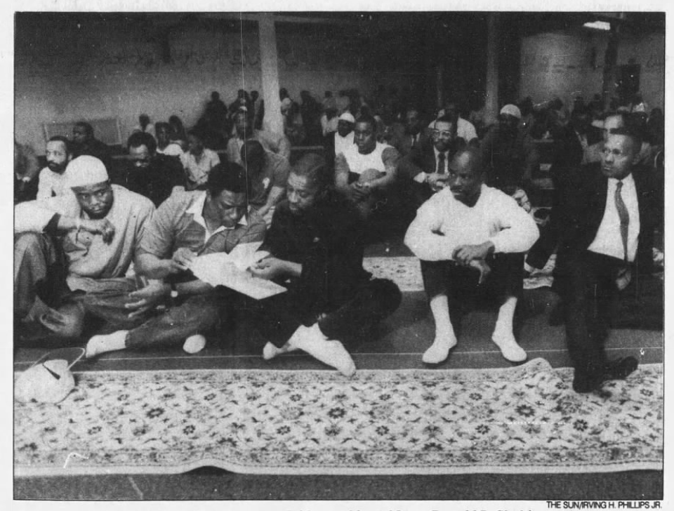 Friday prayer at Mosque No. 6